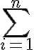  \sum_{i=1}^n 