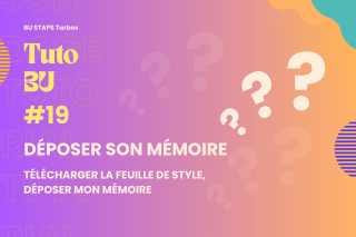 Miniature Tuto Déposer mon mémoire