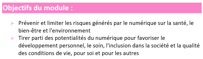 Objectifs santé